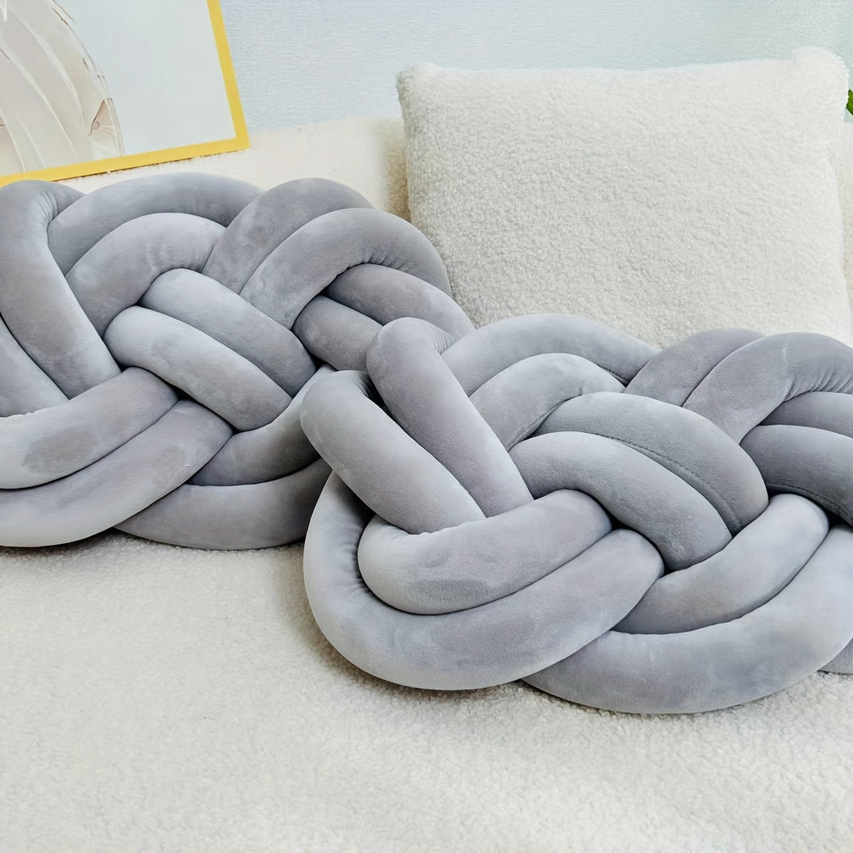 ComfortCloud Cushions - Plush Button-Tufted Throw Pillows