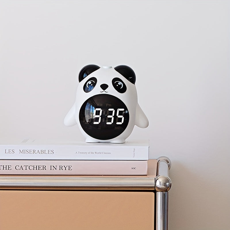 PandaGlow Clock - Rechargeable Panda Alarm Clock with Temperature Display