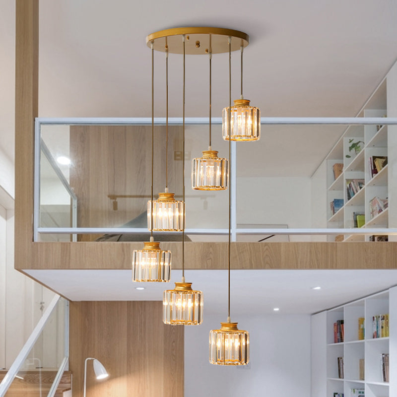 LumiDrum Pendant - Crystal Chandelier for a Modern Interior