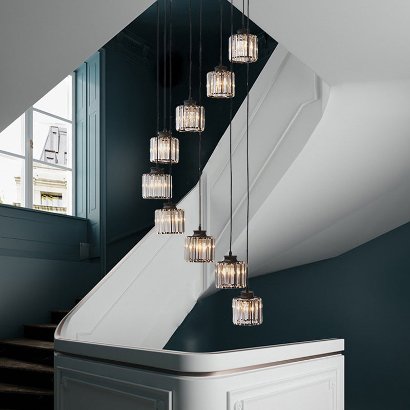 LumiDrum Pendant - Crystal Chandelier for a Modern Interior