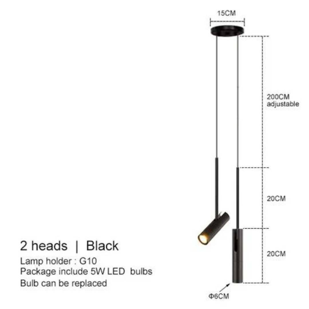 LumaVeil - Elegant LED Pendant Light for a Bedroom Full of Ambiance