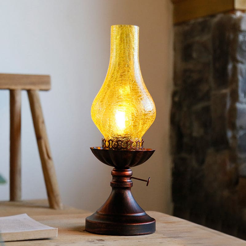 GlowThijs - Retro Crackled Glass Ambient Lamp