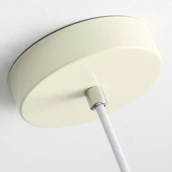 FlowerGlow - Elegant Cream Pendant Light for a Warm Interior