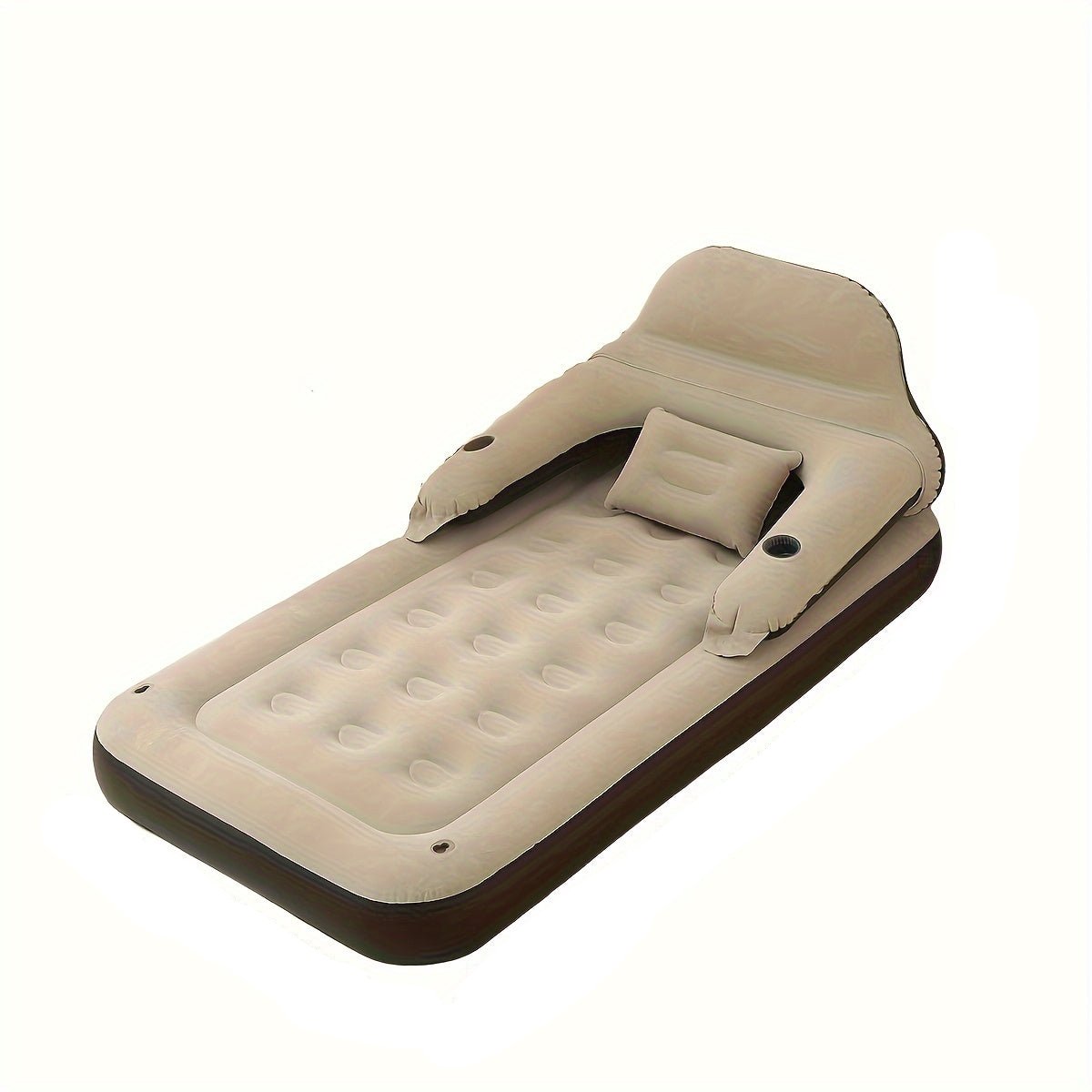 AirComfort Mattress - Inflatable Bed with Backrest and Built-In Pump