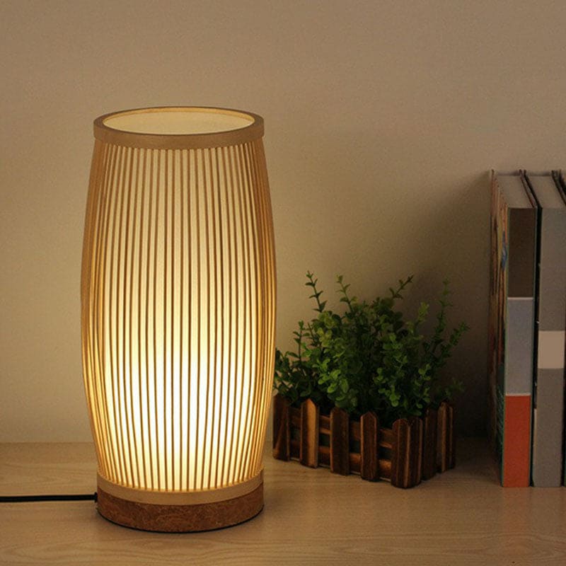 Bamboo Bright - Natural Bamboo Table Lamp for a Warm Ambience