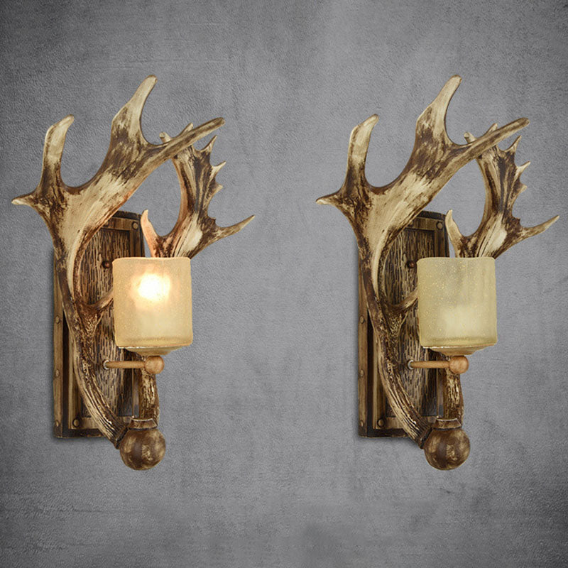 RusticAntler - Rustic Antler-Shaped Wall Lamp