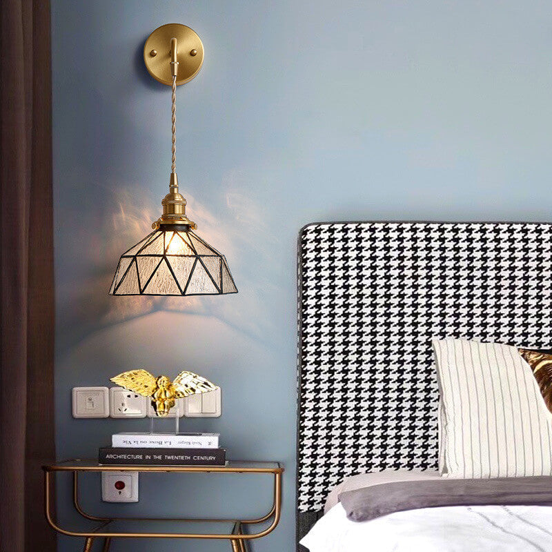 Aquarius - Elegant Wavy Glass Wall Sconce