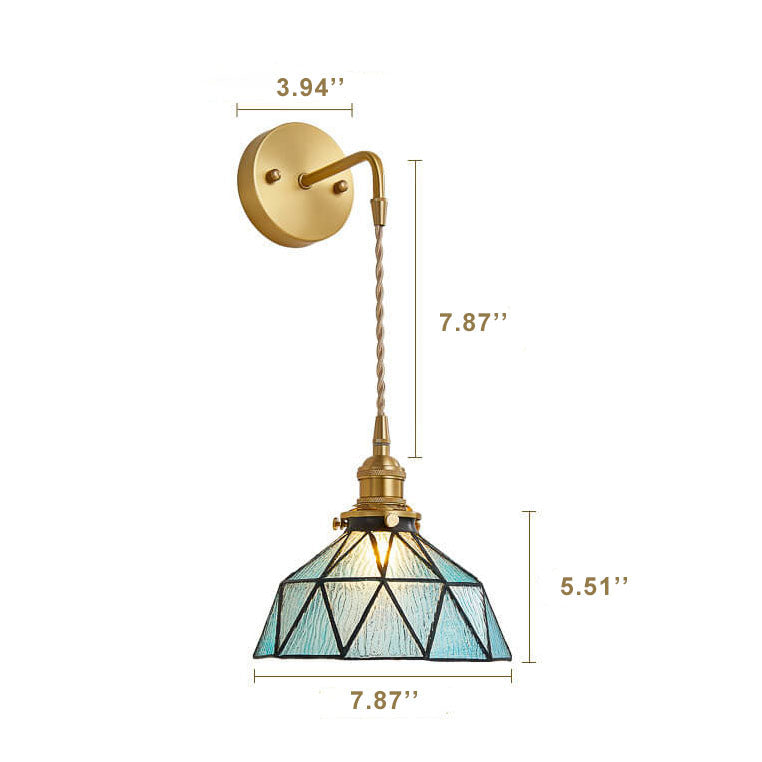 Aquarius - Elegant Wavy Glass Wall Sconce