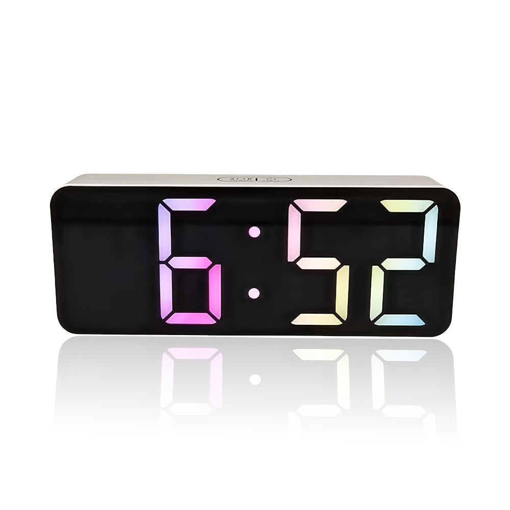 TimeGlow - Elegant LED Alarm Clock with Adjustable Brightness