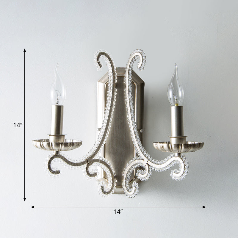 Belvane - Crystal Wall Sconce for Elegant Interiors