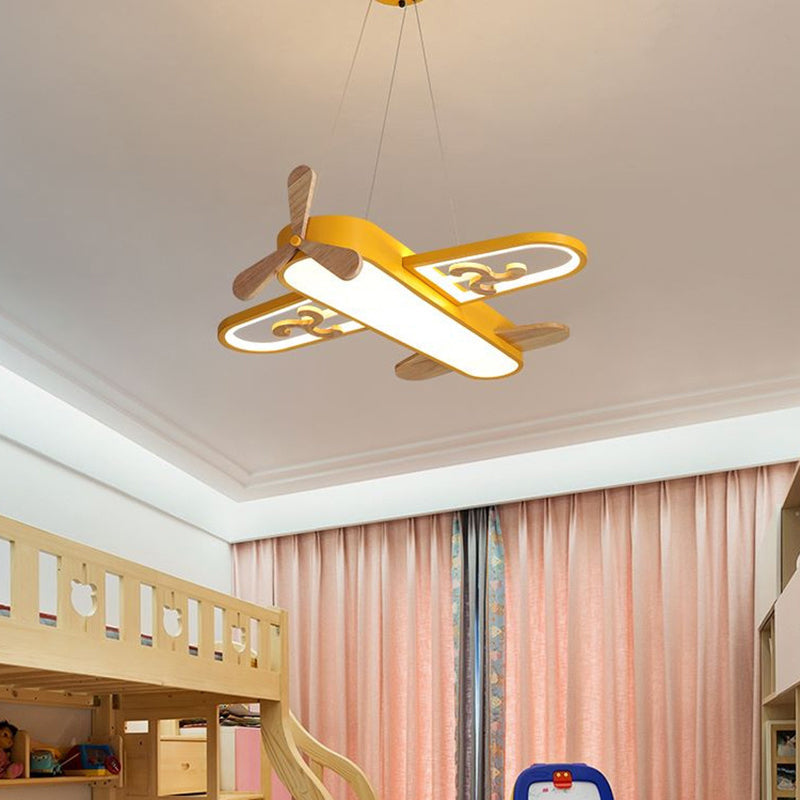 Air Lightplane - Elegant Cream Pendant Light for a Cozy Country Interior