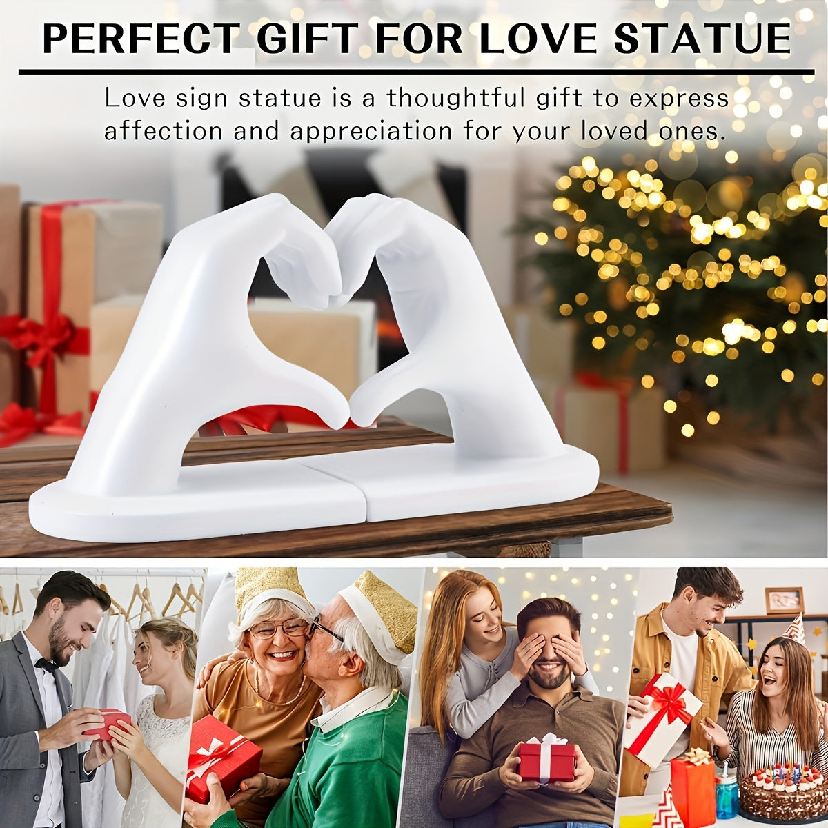 GoldenHeart - Luxury Heart-Shaped Bookends (Set of 2)
