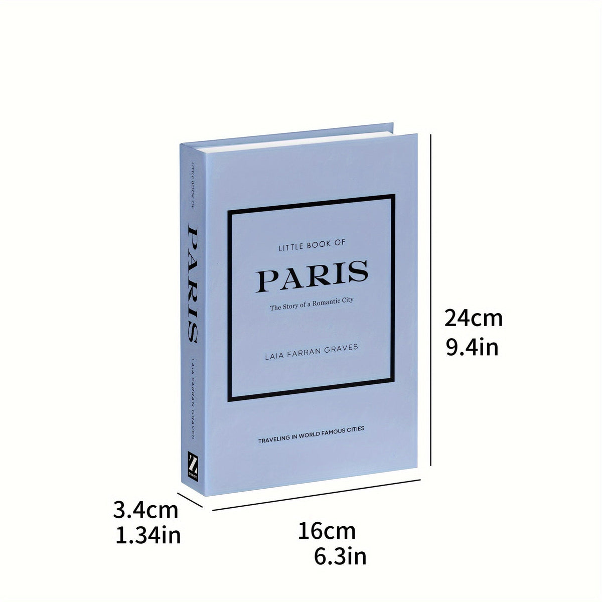 ChicBooks - Elegant Bookends with Classic Faux Books