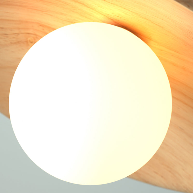 ElegantWood Light - Modern Wood Entryway Ceiling Light