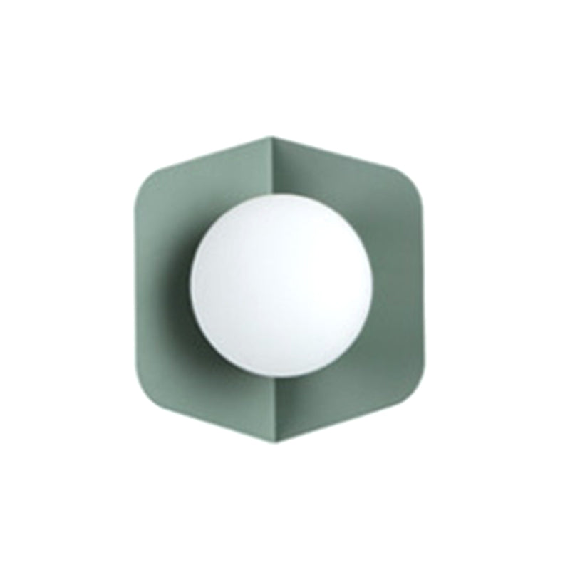 Macaroon - Modern Glass Shade Wall Sconce