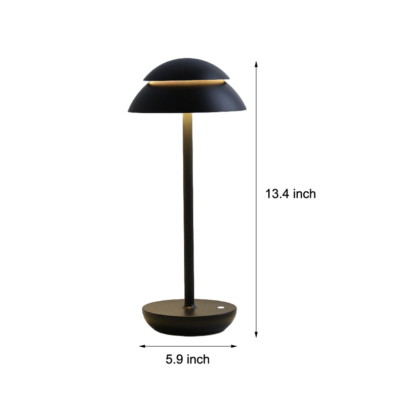 Aurelia Noire - Rechargeable Wireless LED Table Lamp