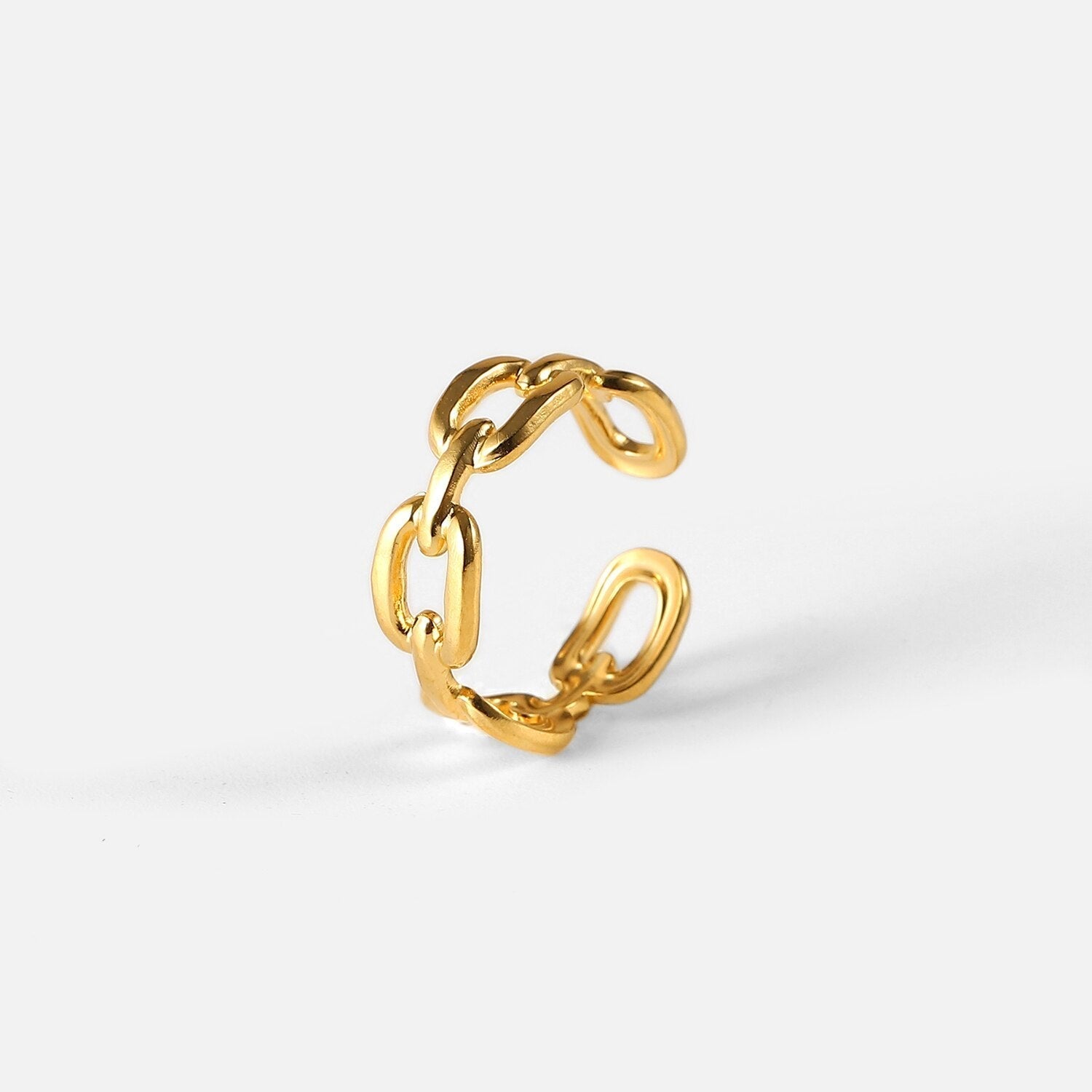 NexaTwist - Twisted Chain Band Ring