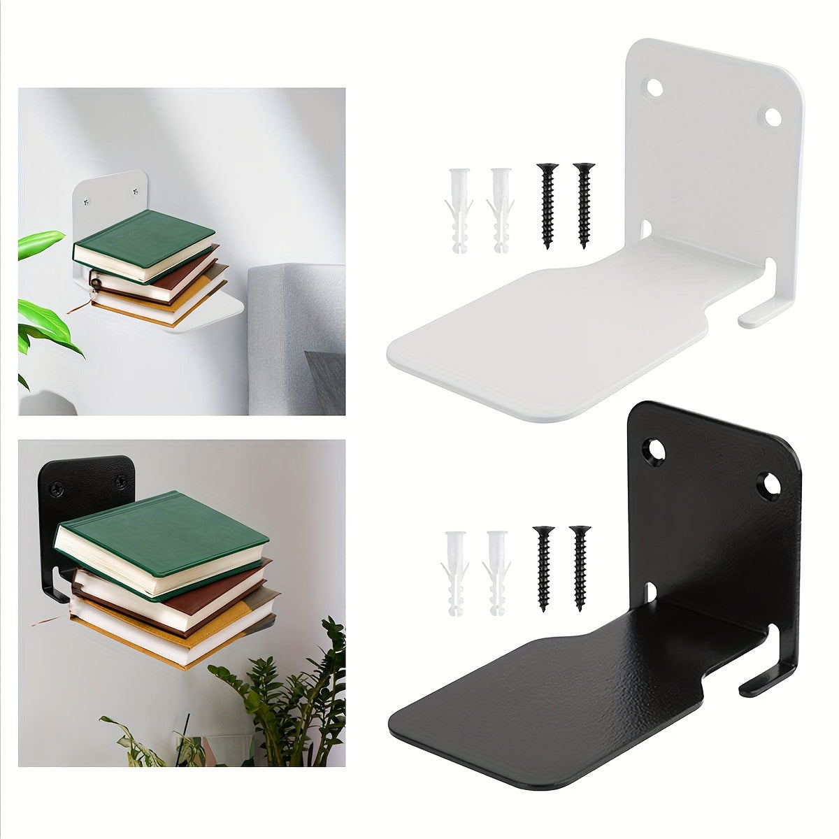 MetalShelf - Elegant Metal Bookends for Any Interior