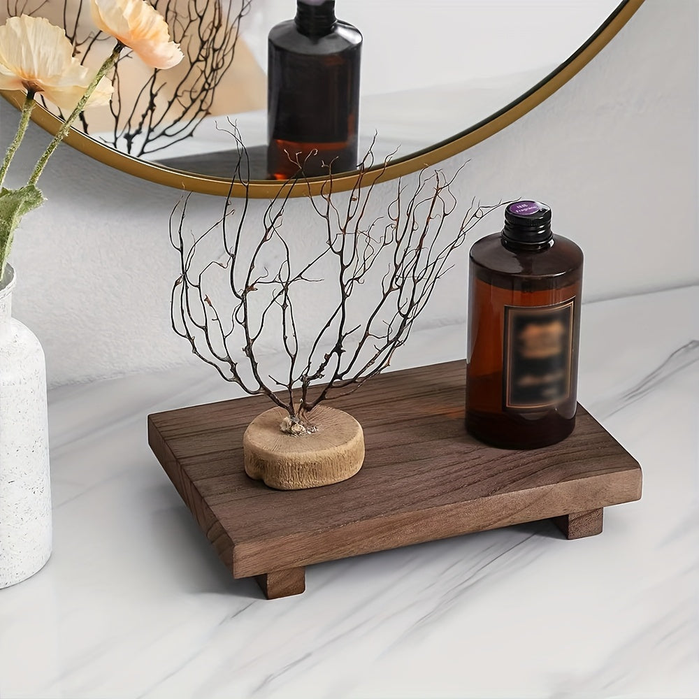 Rustic Elegance - Handmade Wooden Vanity Countertop