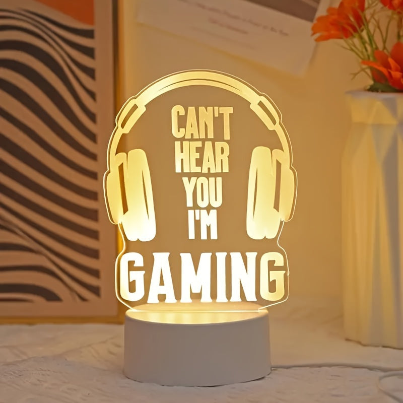 GameLamp - Compact LED USB Table Lamp