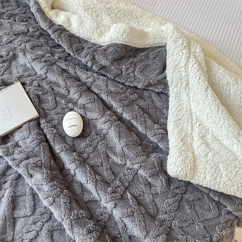 HearthWeave - Reversible Fleece Throw Blanket for Cozy Comfort