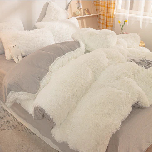 FluffCandy - Long-Pile Duvet Cover Set for a Cozy Winter