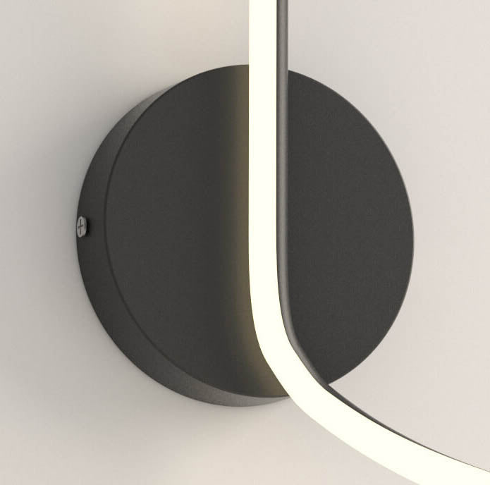 GlowWave - Applique Murale LED au Design Arque Moderne