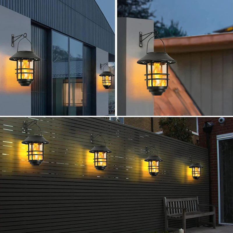 EcoGlow - Elegant Solar Lantern for Outdoors