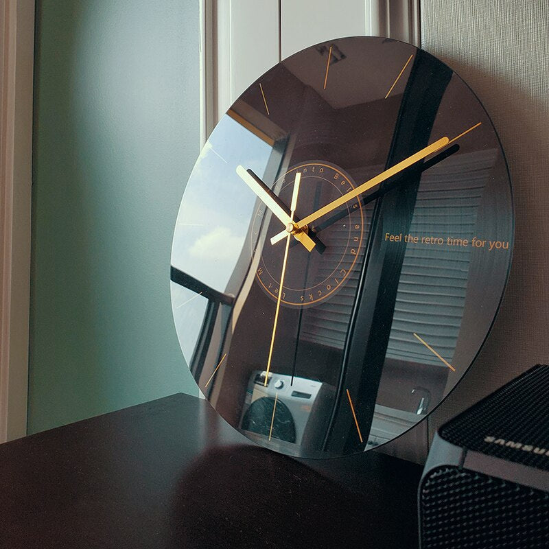 GlassArt - Artistic Glass Wall Clock