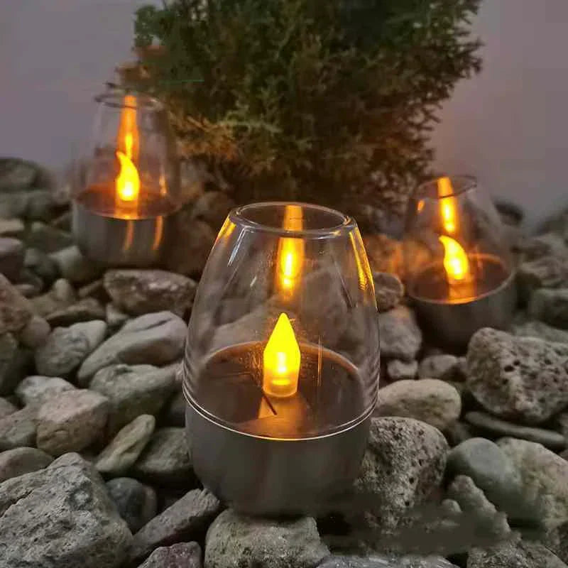 CandelaSoleil - Elegant Solar Lantern for Garden and Patio