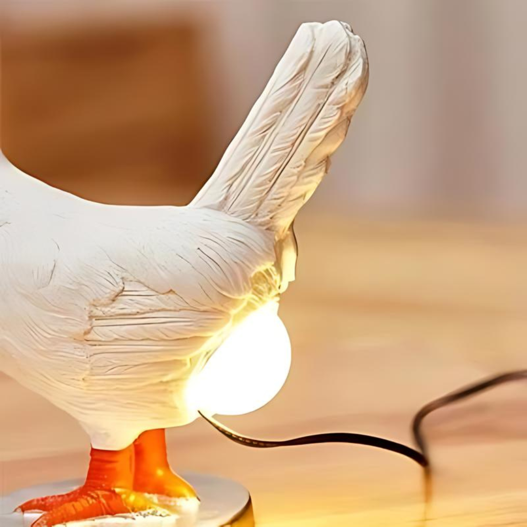 Gallihatch - Chicken-Shaped Warm LED Table Lamp