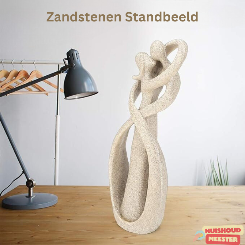 EternalHug - Statue Abstraite Symbole d'Amour et de Connexion