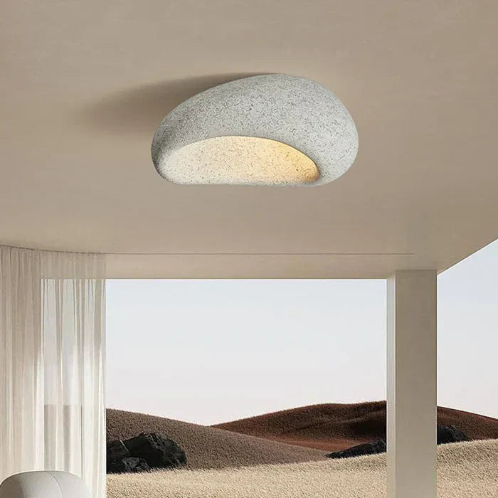 SereneAura Ceiling Light – Lumière Naturelle Wabi-Sabi