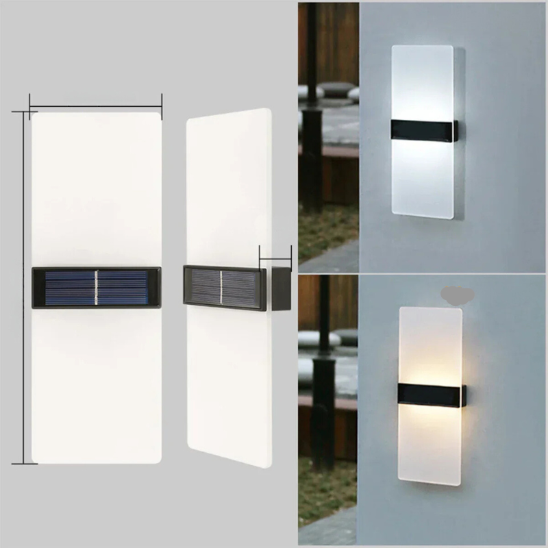 SolarWallGlow - Applique Murale Solaire pour Éclairage Extérieur
