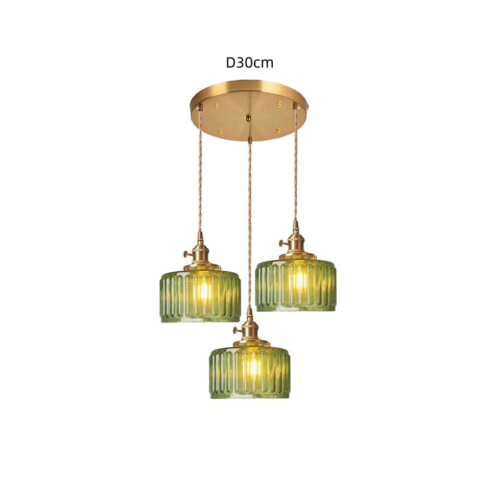 CrystalGlare - Vintage Crystal Glass Pendant Light