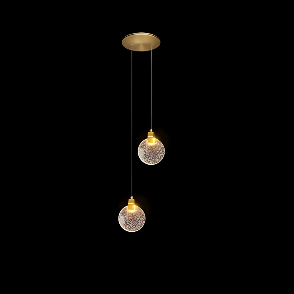 RayonsD'Or - Elegant Glass Ceiling Light