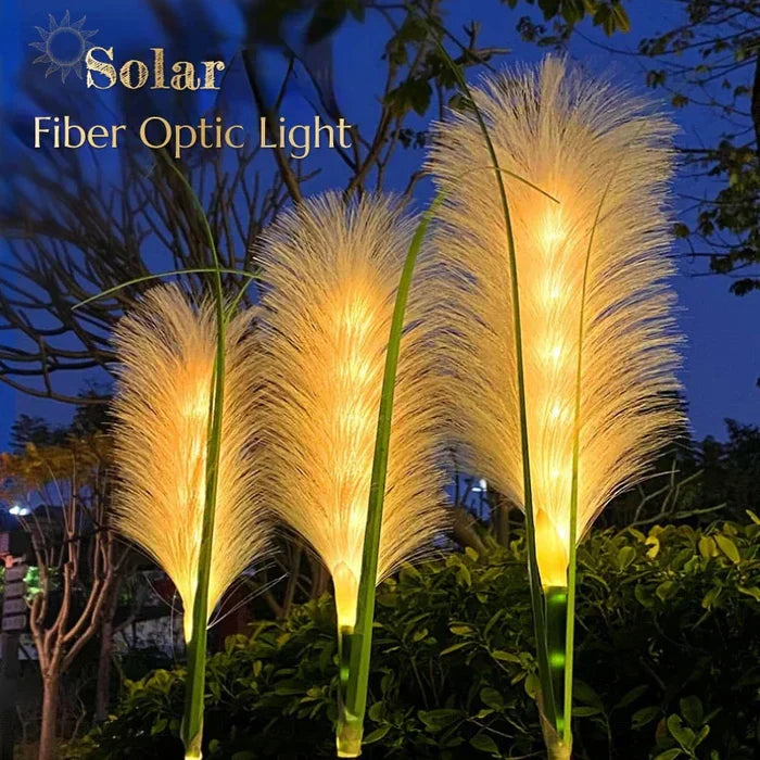 SunReed - Éclairage extérieur en rotin stylé pour jardin