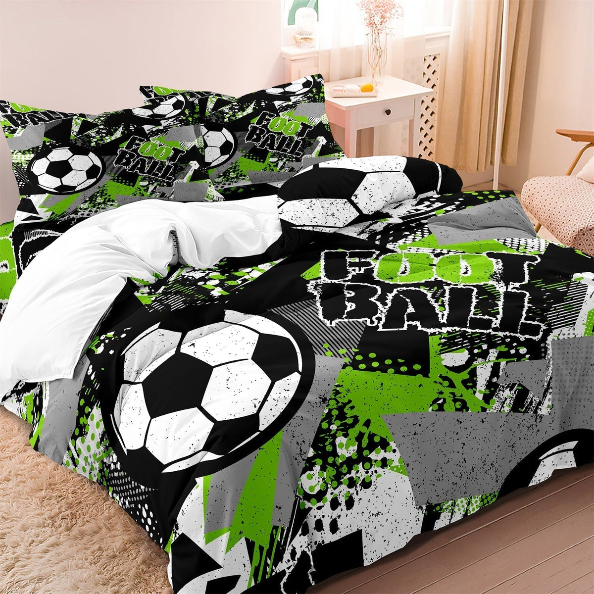 FootballDream - Soft Comfy Kids Football Bedding Set