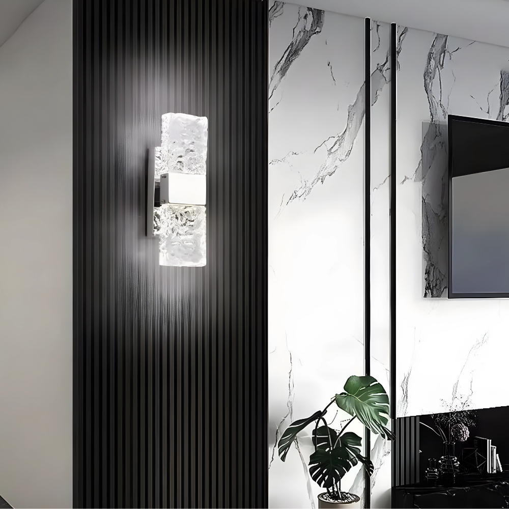 AuraCrystal - Luxury LED Crystal Wall Sconce