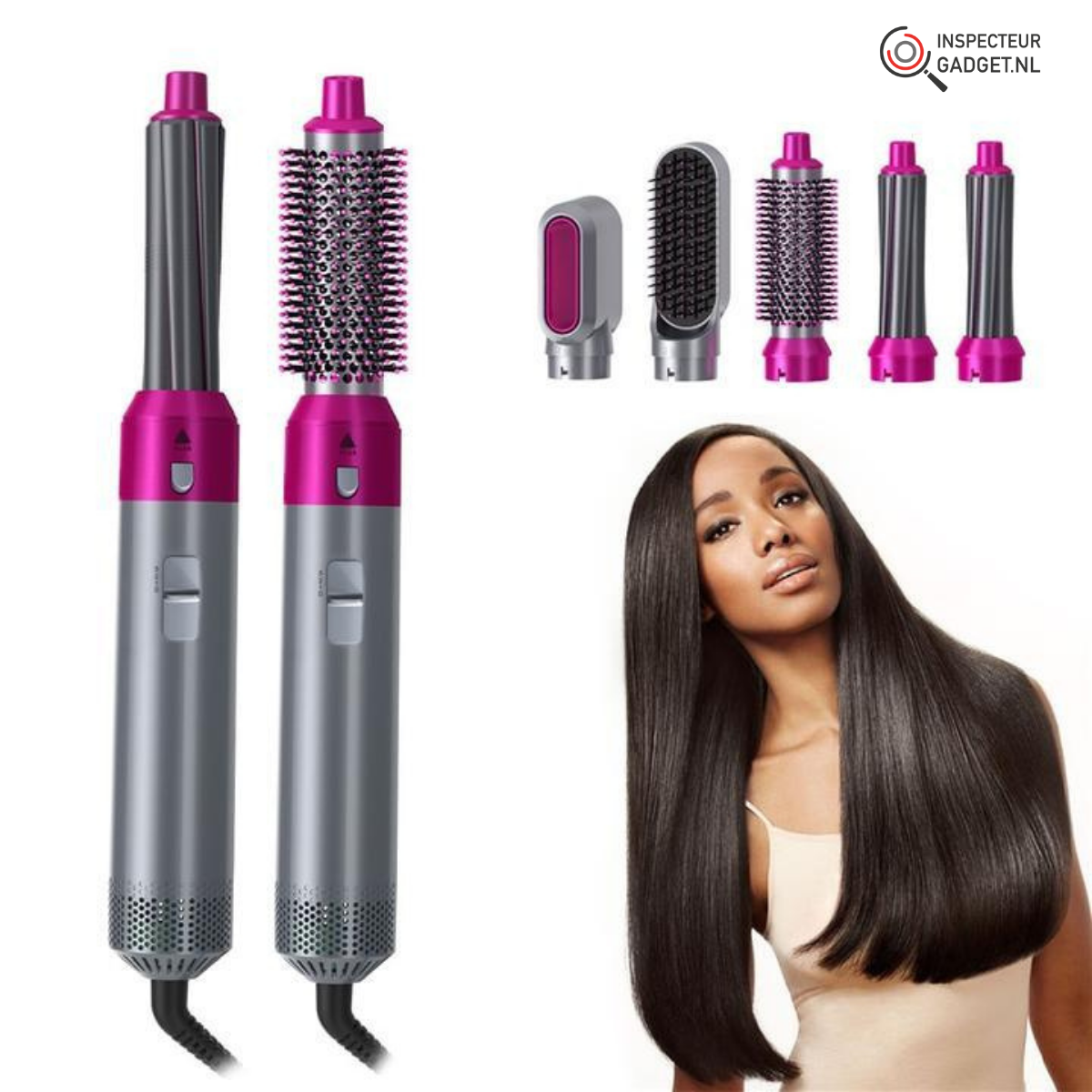 Premium Air Multistyler - 5-in-1 Hair Styler for Drying, Curling and Straightening