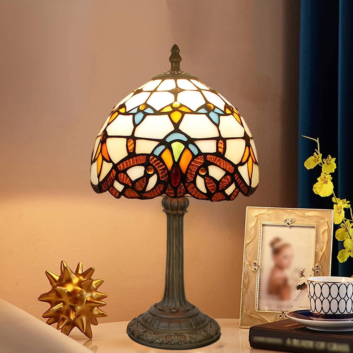VerreMystique - Timeless Tiffany Lamp for Ambient Lighting