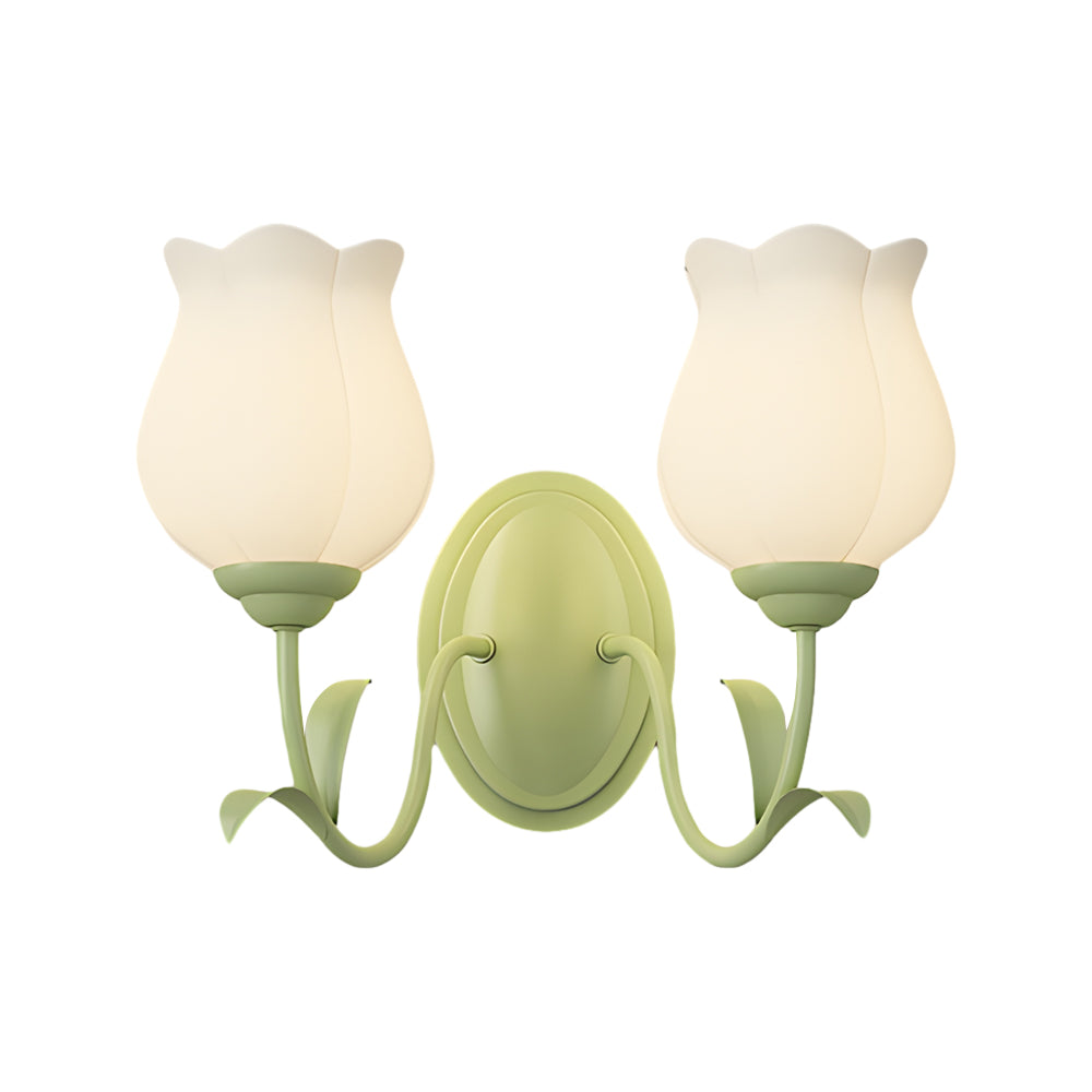 Inanthe - 3D Glass Flower Wall Sconce