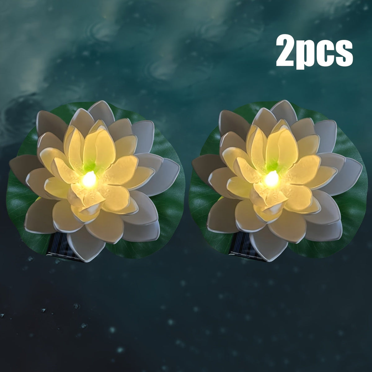 Upetal - Lotus-Shaped LED Solar Garden Lanterns