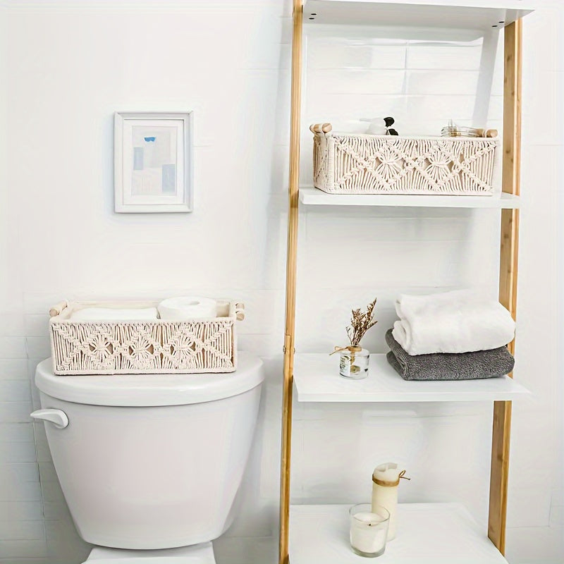 Boho Chic - Natural Cotton Storage Basket
