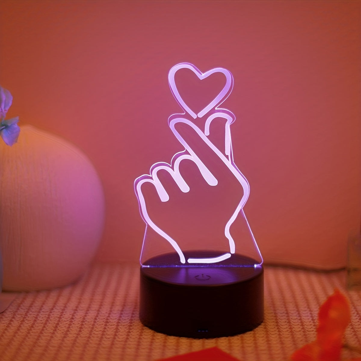 IllumiHeart - Touch-Control 7-Color LED Night Light