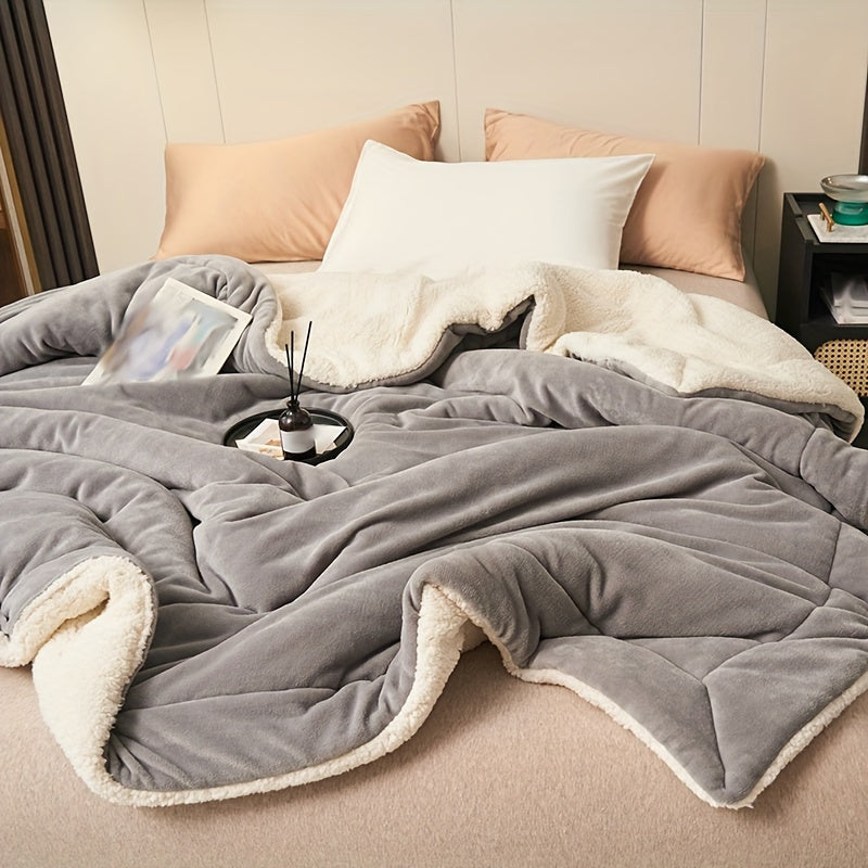 Gozanest - Ultra Soft Double-Layer Milk Fleece Blanket