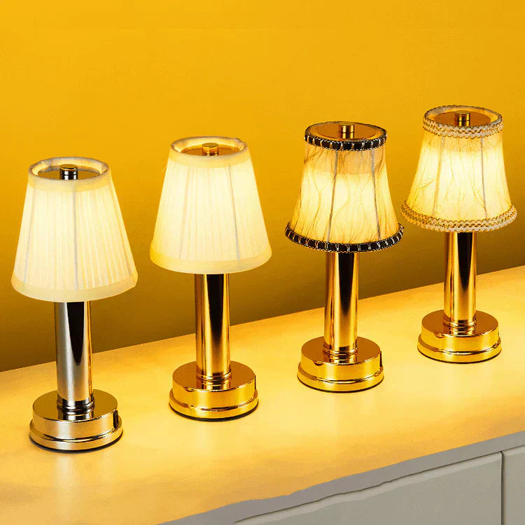 LuxeSilk - Rechargeable Cordless Table Lamp for Cozy Ambiance