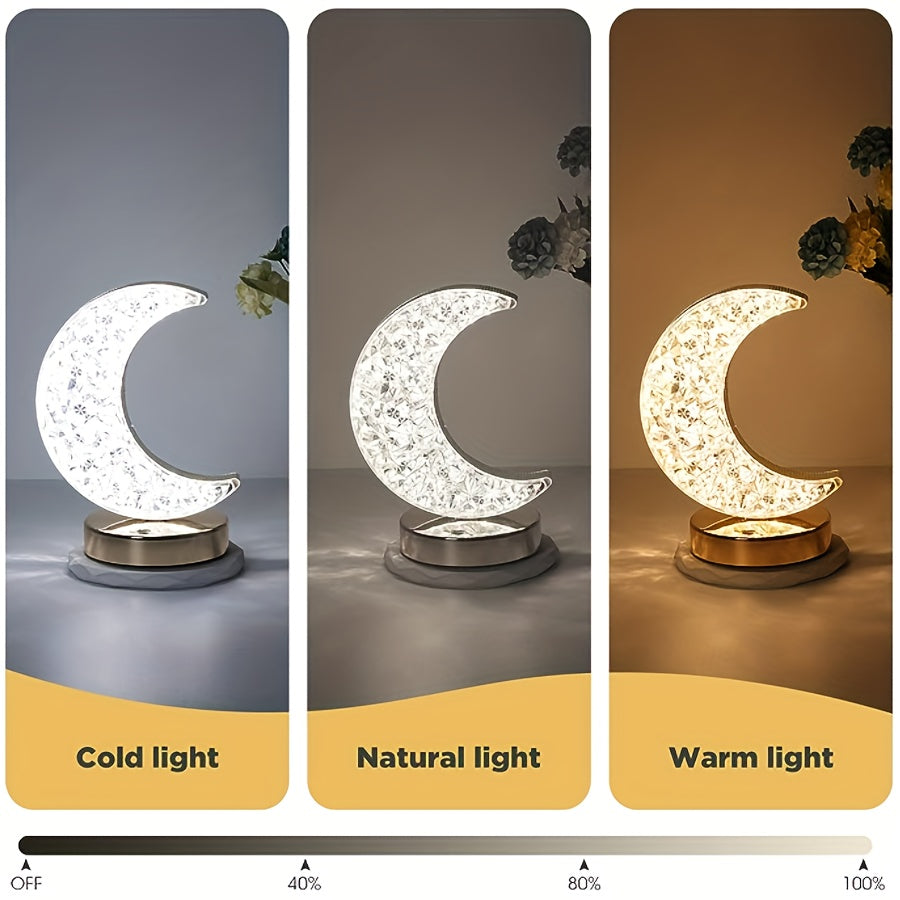 Calprisma Lamp - Touch-Control Crystal Table Lamp