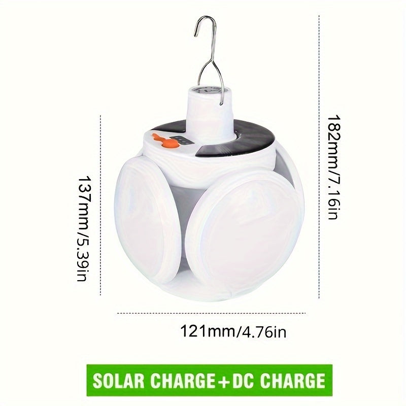 SolarFold Lamp - Foldable Rechargeable LED Camping Lantern
