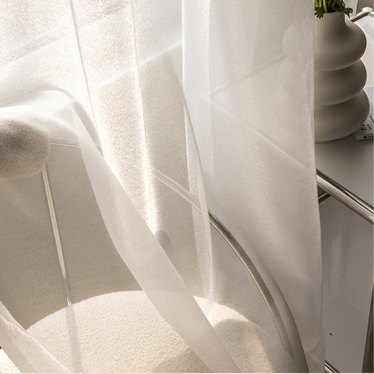 WeaveGlam Curtains - Sheer Woven Curtains for Modern Interiors